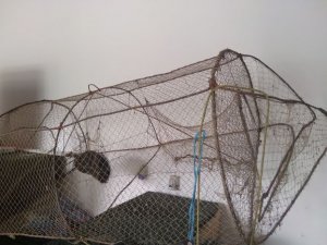 fot. Zabezpieczone przez mundurowych  sieci służące do nielegalnego połowu ryb